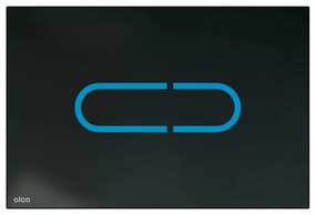 Clapeta de actionare Alca NIGHT LIGHT-1 touch-free sticla negru