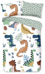 Lenjerie de pat pentru copii din bumbac pentru pătuț 100x135 cm Dino – Bonami Selection