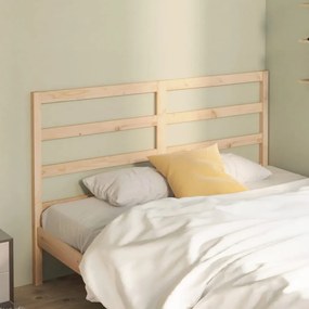 Tablie de pat, 141x4x100 cm, lemn masiv de pin Maro, 141 x 4 x 100 cm, 1