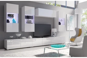 Mobilier living Calabria C11 (Alb) (fără iluminat). 1051632