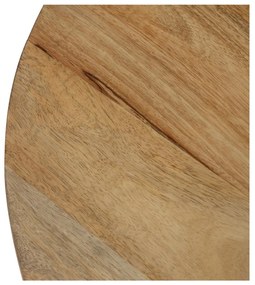 Măsuță de cafea în culoare naturală rotundă din lemn de mango ø 60 cm Mao – Ixia