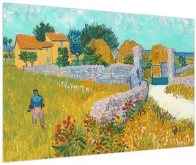 Tablou - Vincent van Gogh, Farmhouse in Provence, reproducere (90x60 cm)