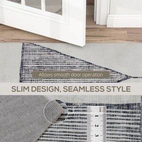HOMCOM Covor Modern Antiderapant cu Linii Geometrice din Poliester, Multicolor | Aosom Romania