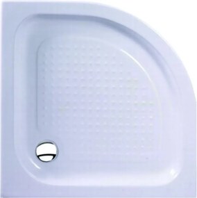 Cadita pentru dus Inter Ceramic semirotunda 90x90 cm finisaj alb