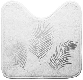Covoraș de baie alb-argintiu pentru WC 45x45 cm Orbella – douceur d'intérieur