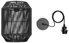 Lustră pe cablu Aigostar 1xE27/60W/230V negru