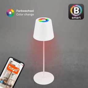 Briloner COLORIS 7559016-LED Lampă de birou LED RGB, 3,5W/5V, IP44, 2000mAh, Wi-Fi Tuya