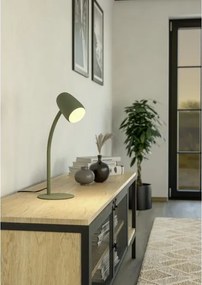 Eglo 901831 - Lampă de masă CARLO 1xE14/18W/230V verde