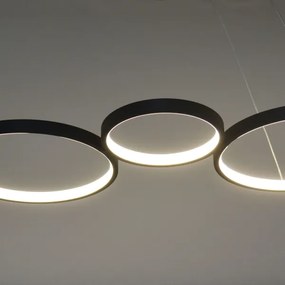 Lustră LED pe cablu FLAMENCO LED/42W/230V 4000K negru