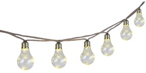 Lanț LED solar decorativ Globo 33694-10 50xLED/0,06W/3,2V IP44