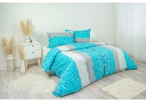 Stanex Lenjerie de pat creponată San Francisco, 140 x 220 cm, 70 x 90 cm
