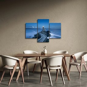 Tablou cu far și marea (90x60 cm)