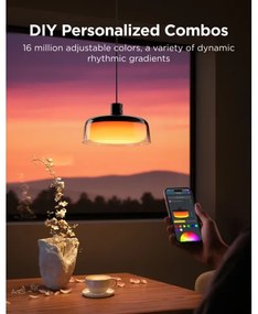 Govee - Lampă suspendată LED RGBICWW, reglabilă, cu cablu, LED/21W/230V, finisaj mat, Wi‑Fi