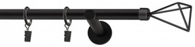Galerie SIMPLA PRINDERE PERETE PICIOR UNIVERSAL 19 mm SPACE NEGRU (Alege marime: 320 cm)