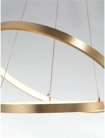 Lustra moderna suspendata, diametru 60cm, LED Leon