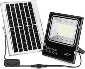 Aigostar - LED reglabil proiector solar LED/100W/3,2V 3000K/4000K/6500K IP66 + DO