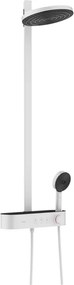 Coloana de dus Hansgrohe Pulsify S 260 alb mat cu termostat ShowerTablet Select 400
