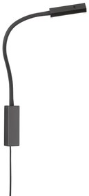 Spot negru LED cu intensitate reglabilă din metal Raik – Fischer &amp; Honsel