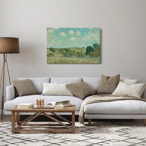 Tablou - Alfred Sisley,  Meadow, reproducere (90x60 cm)