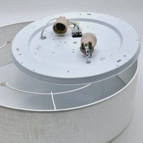 Plafonieră SIRJA 2xE27/60W/230V, Ø 45 cm, albă