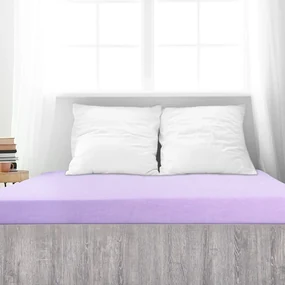 Cearșaf de pat 4Home din frotir Ideal violet , 180x 200 cm, 180 x 200 cm