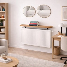 Raft perete, suport calorifer, nuc, Homs, 120x18  cm, L009