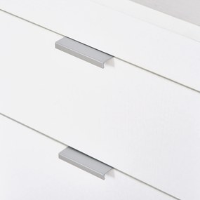 HOMCOM Birou de Lucru Spațios cu Sertar Dulap Picioare în Formă de Cadru de Stil Modern 112,5x50x75,5 cm Alb | Aosom Romania