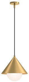 Alora Mood ALM-REMYCK-P-GD - Pendul REMYCK suspendat pe cablu, 1xE27/60W/230V, Ø34,3 cm, auriu