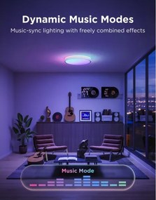 Govee - Plafonieră LED RGBICWW reglabilă, 55W, 230V, Ø 46 cm, Matter, Wi-Fi