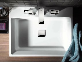 Lavoar pe blat Grohe Cube Ceramic cu PureGuard 50x49 cm