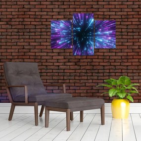 Tablou - Spațiu neon (90x60 cm)