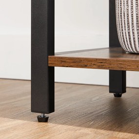 Biblioteca TAYLOR 6 rafturi 186x66 cm, rustic maro