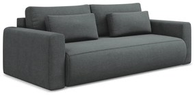 Canapea gri închis extensibilă/cu spațiu de depozitare 238 cm Kapua – Makamii