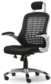 Fotoliu Lumpo (negru + striebro). Promo -7%. 1109953
