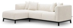 Coltar LUX design LUX cu selong stanga Corso Lounge, Lyssa off-white