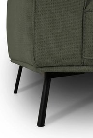 Colțar verde închis cu tapițerie din chenille (cu colț pe partea dreaptă/în formă de ”L”) Amsterdam – Scandic