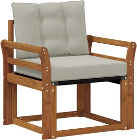 vidaXL Set de canapele de exterior Lemn solid de Acacia și Textilene