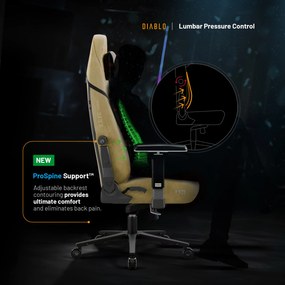 Scaun de gaming Diablo X.Eye Prime Broken Gold Normal Size