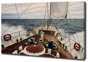 Tablou canvas Barcă cu pânze pe mare