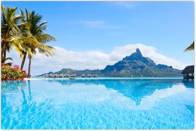 Tablou - Bora-Bora, Polinezia Franceză (90x60 cm)