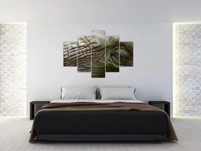 Tablou - Prim-planul ochiului de elefant vechi (150x105 cm)
