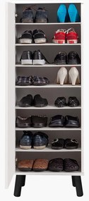 Pantofar Beside 36 (alb + negru) . 1094650
