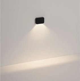 Spot aplicat lumina LED ambientala IP65 SENDO negru