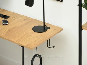 Masă PC Matts C (stejar + negru). 1109795