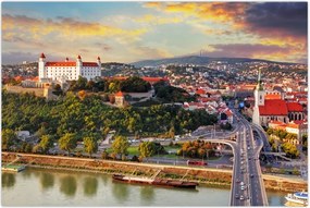 Tablou - Panorama bratislavei, Slovacia (90x60 cm)