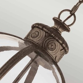 Lustră pe lanț Feiss FE-ADAMS-4P-BRZ ADAMS 4xE14/60W/230V bronz