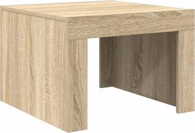 vidaXL Măsuță de cafea, stejar sonoma, 50x50x35 cm, lemn prelucrat