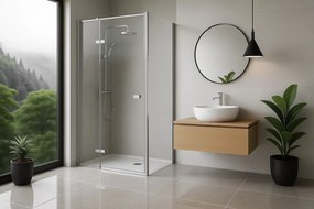 Cabina de dus Rea Atlas 100x100 Chrome