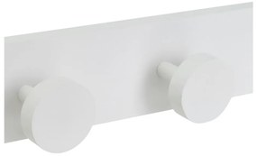 Cuier de perete alb din lemn de pin 40 cm Anillos – Casa Selección