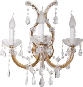 Aplica clasica cristal 3 becuri E14 INNSBRUCK T785-3A